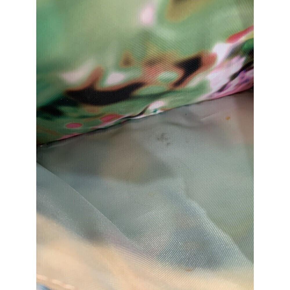 Kipling Womens Shoulder Handbag Floral Nylon Vibrant Colors Purse Spring - Picture 11 of 15